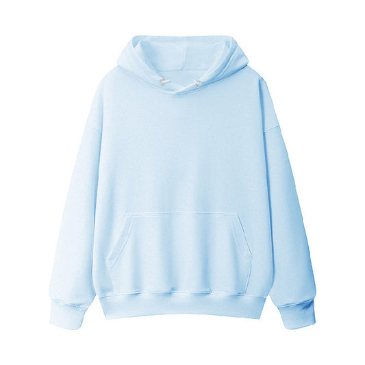 Combed Cotton Terry Hooded Sweater Solid Color Casual Men And Women Couple Style - The Number 1 Things