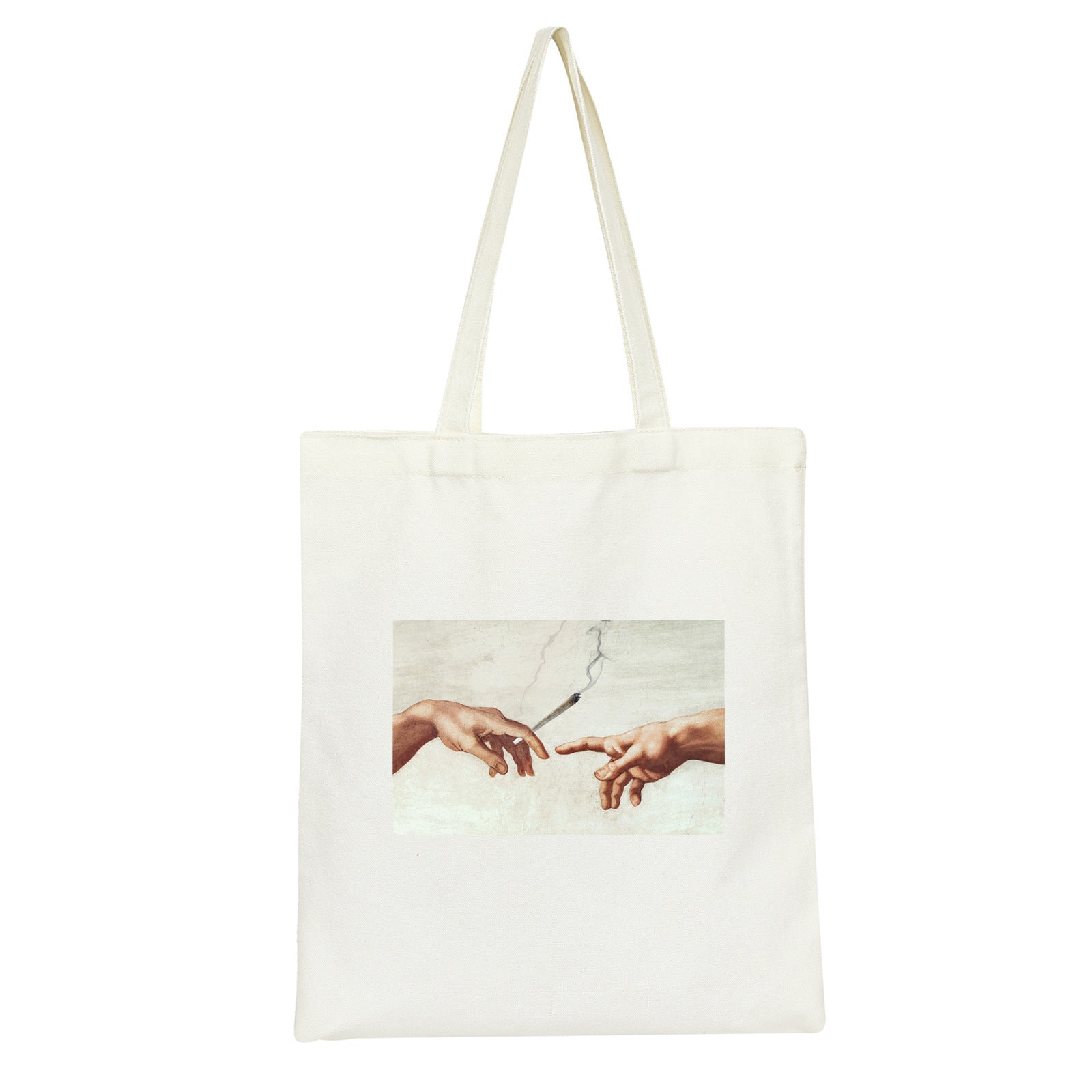 Retro Printed Oil Painting Single Shoulder Canvas Bag - The Number 1 Things