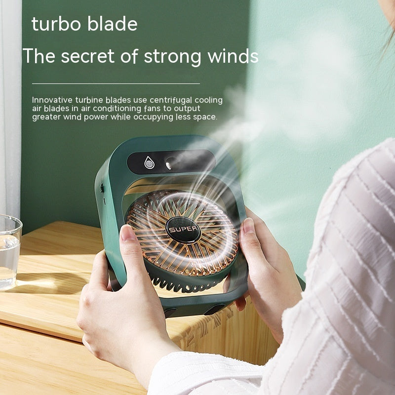 Air Conditioning Fan Desk Misting Fan Air Cooler Cooling USB Rechargeable Humidifier Portable Spray Fan With 3 Wind Speeds Mist Fan For Home - The Number 1 Things