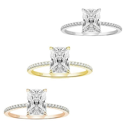 925 Silver Inlay Women's 3CT Rhinestone Ring - The Number 1 Things