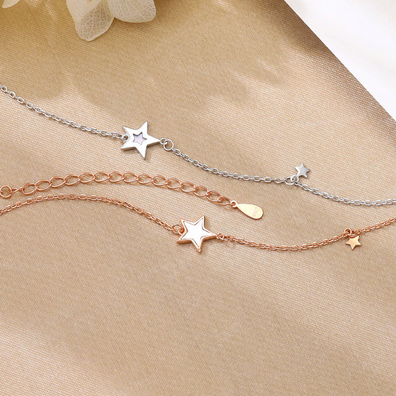 S925 Silver Shell Five-pointed Star Necklace Female Korean Style - The Number 1 Things