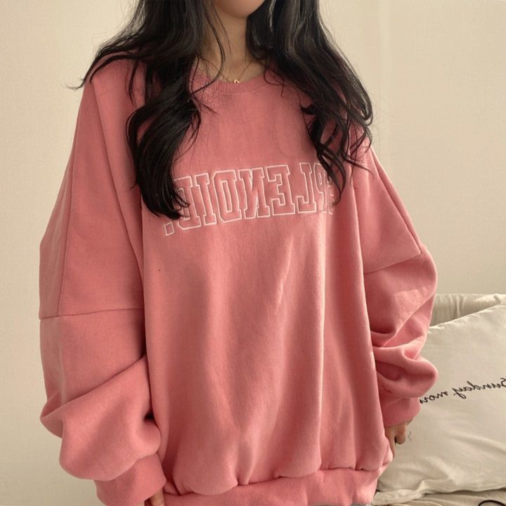 Fleece-lined Thickened High-end Sweater Female Student All-matching Long - The Number 1 Things