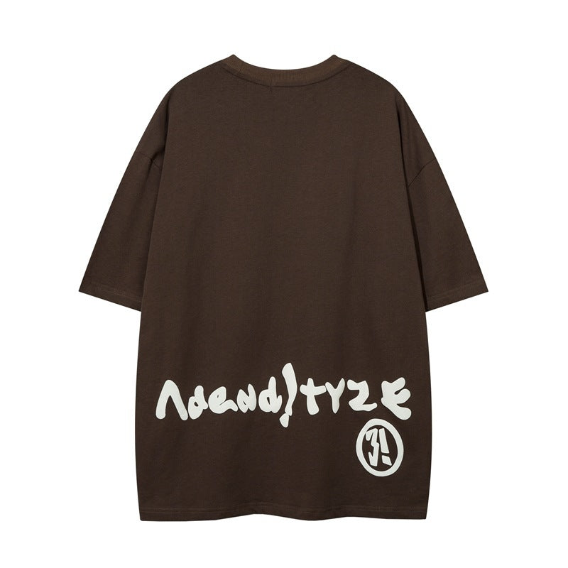 Fashion Cotton Short-sleeved T-shirt For Men And Women