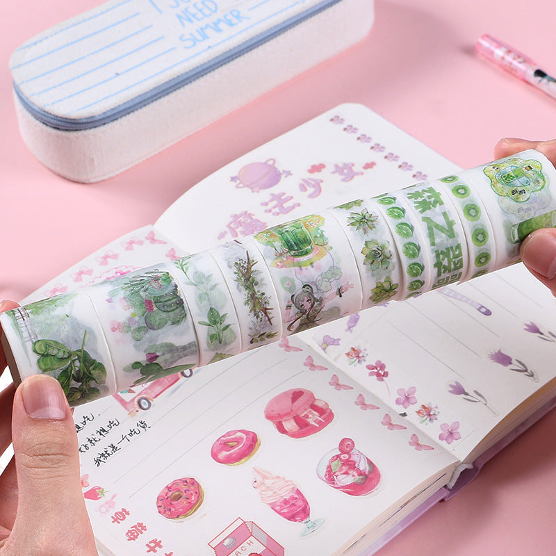 Japanese Paper Gift Box Set Student Sticker Tape Combination Cute Girl Heart Exquisite Stationery Set - The Number 1 Things