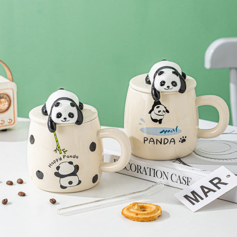Lying Bear Interactive Cup With Cover With Spoon - The Number 1 Things