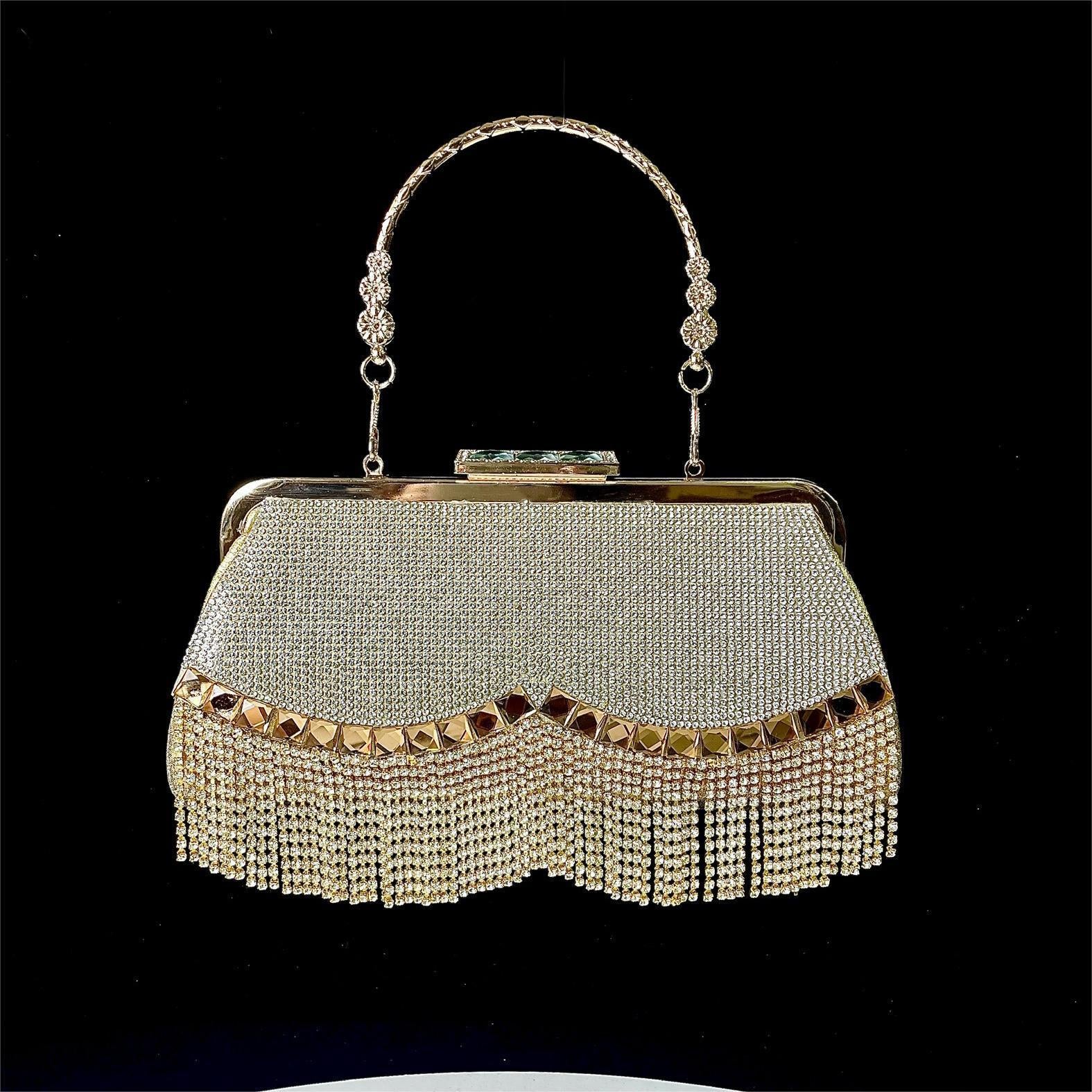 New Tassel KTV Princess Dinner Dress Hand Shoulder Crossbody Banquet Bag - The Number 1 Things