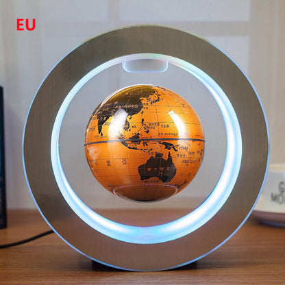 Round LED World Map Floating Globe Magnetic Levitation Light Anti Gravity Magic - The Number 1 Things