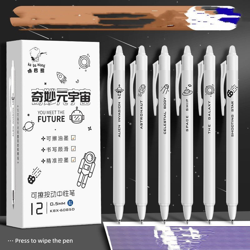 Elementary School Student Press Heat Erasable Gel Pen