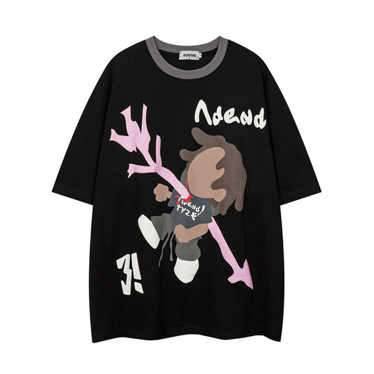 Fashion Cotton Short-sleeved T-shirt For Men And Women