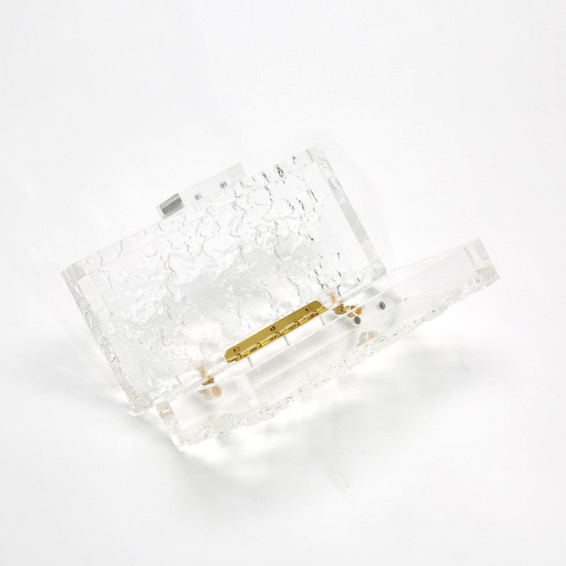 Acrylic transparent clutch - The Number 1 Things