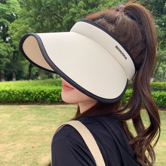 UV Protection Sunshade Female Sun Protection Hat Plus-sized