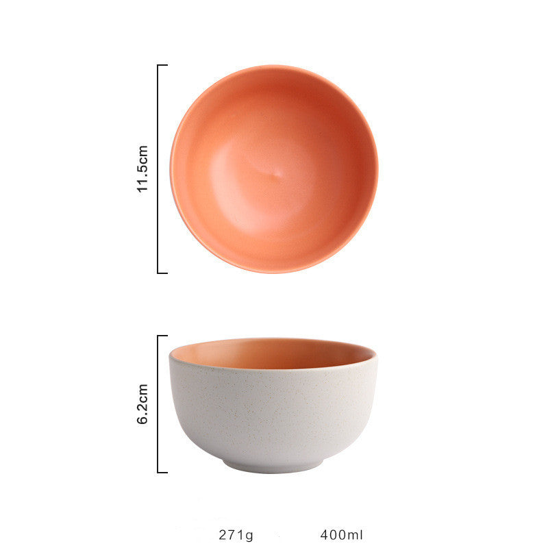 Frosted simple ceramic bowl - The Number 1 Things