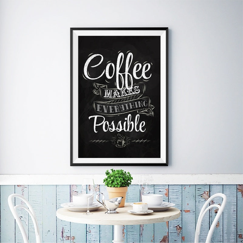 Coffee Wall Picture - The Number 1 Things
