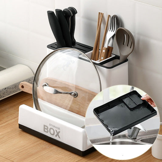 Tableware Storage Holders Kitchen Knife Plastic Storages Racks For Kitchen Convenience Cabinet Kitchen Gadgets - The Number 1 Things