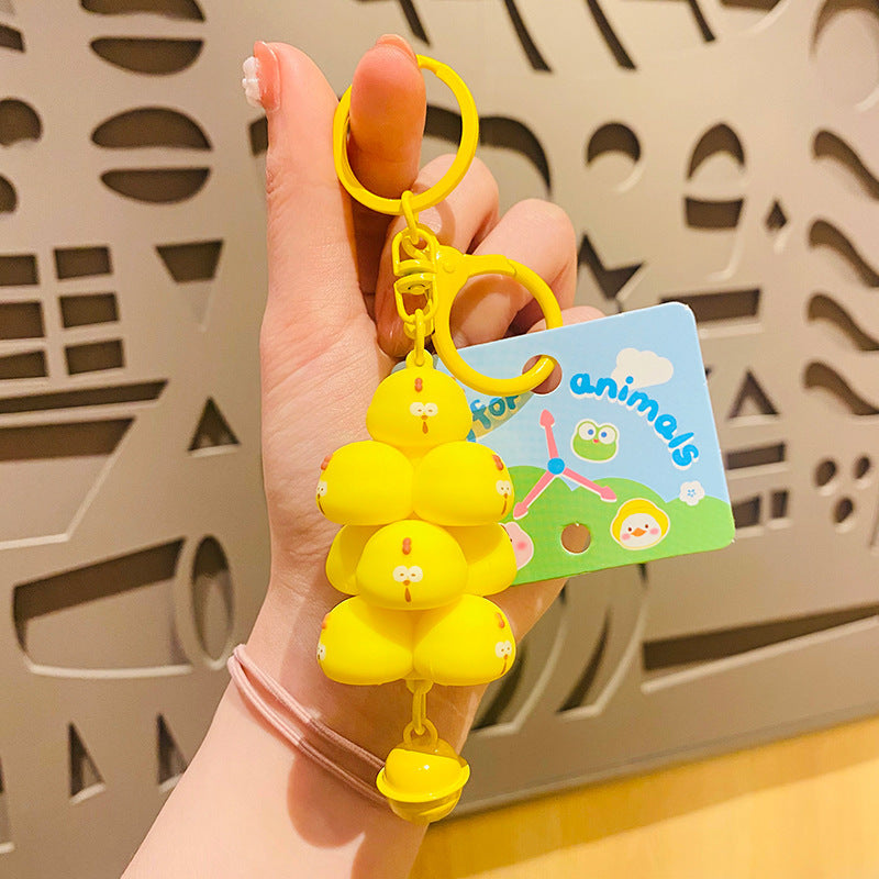 Creative Cute Pet Stacked Pig Doll Keychain Pendant - The Number 1 Things