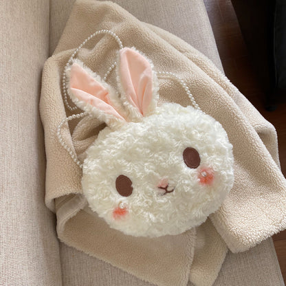 Rabbit plush shoulder bag - The Number 1 Things