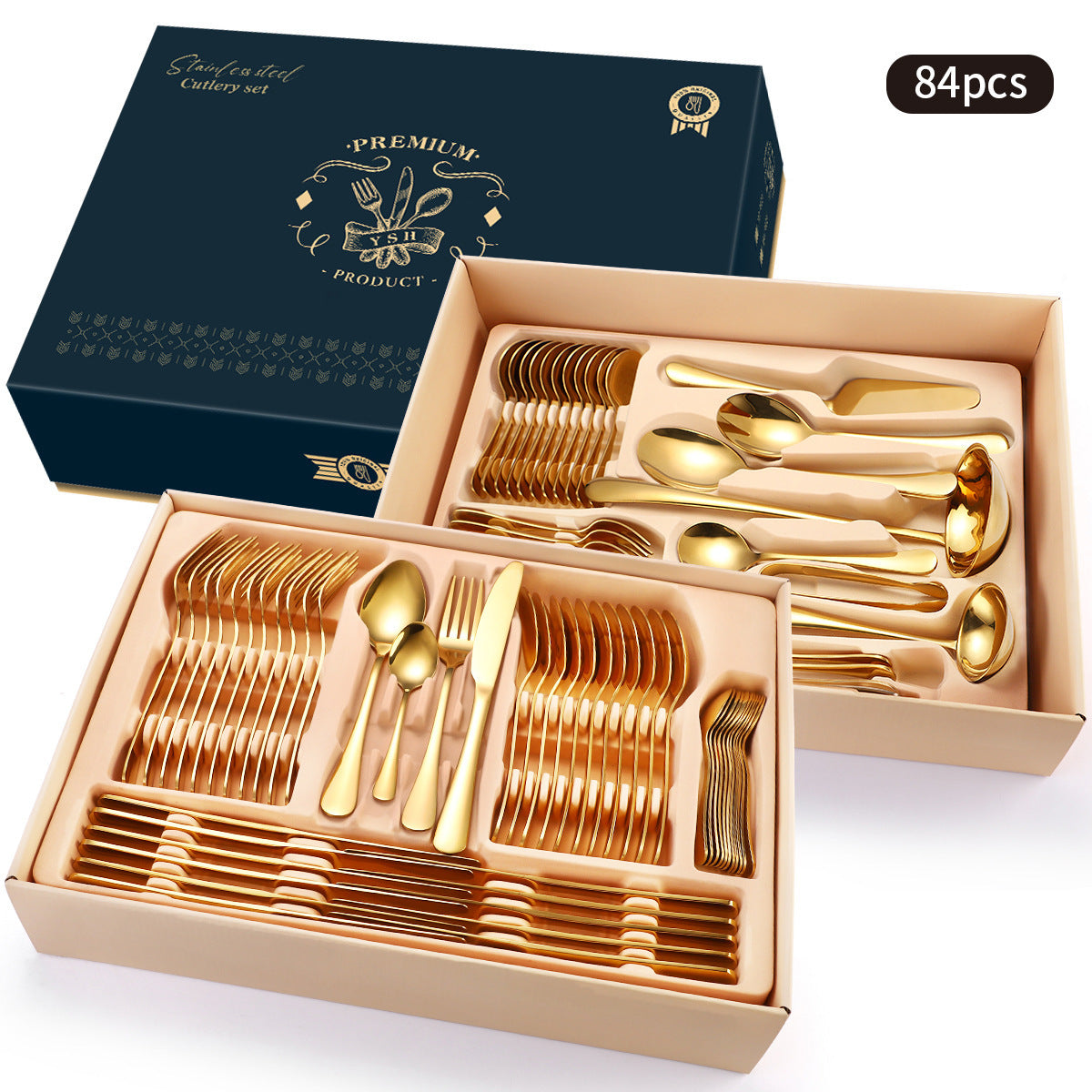 Stainless Steel Tableware Gift Box Set - The Number 1 Things