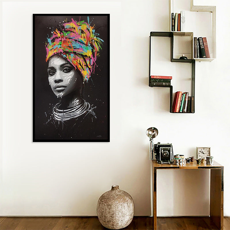 Turban African woman canvas painting - The Number 1 Things
