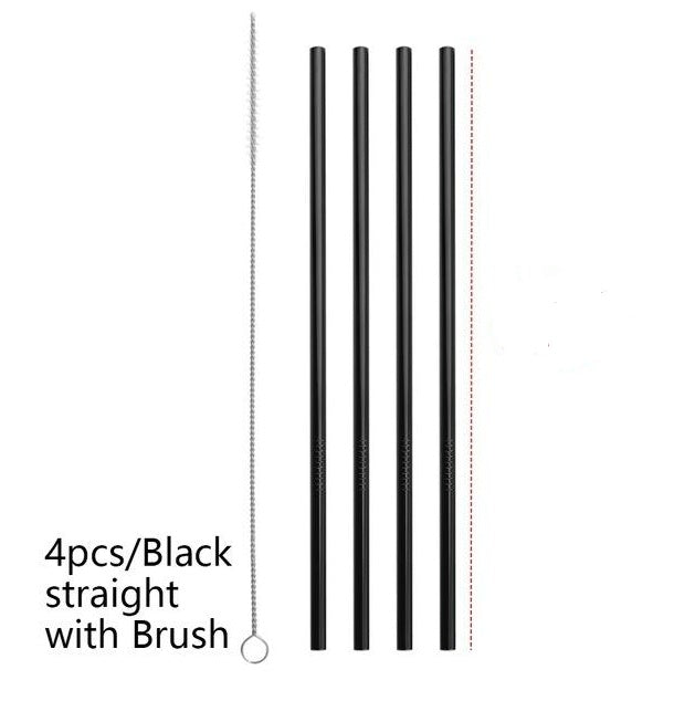 Colourful Reusable Stainless Steel Straws - The Number 1 Things