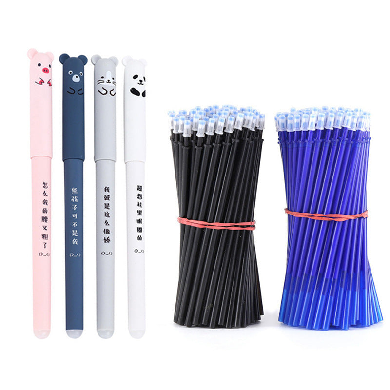 Erasable Pen Set Blue Erasable Neutral Full Needle Tube