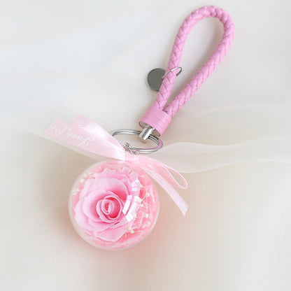 Preserved Flower Keychain Car Bag Hanging Gift - The Number 1 Things