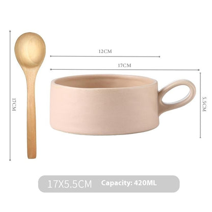 Morandi Ceramic Tableware Combination Breakfast Cup