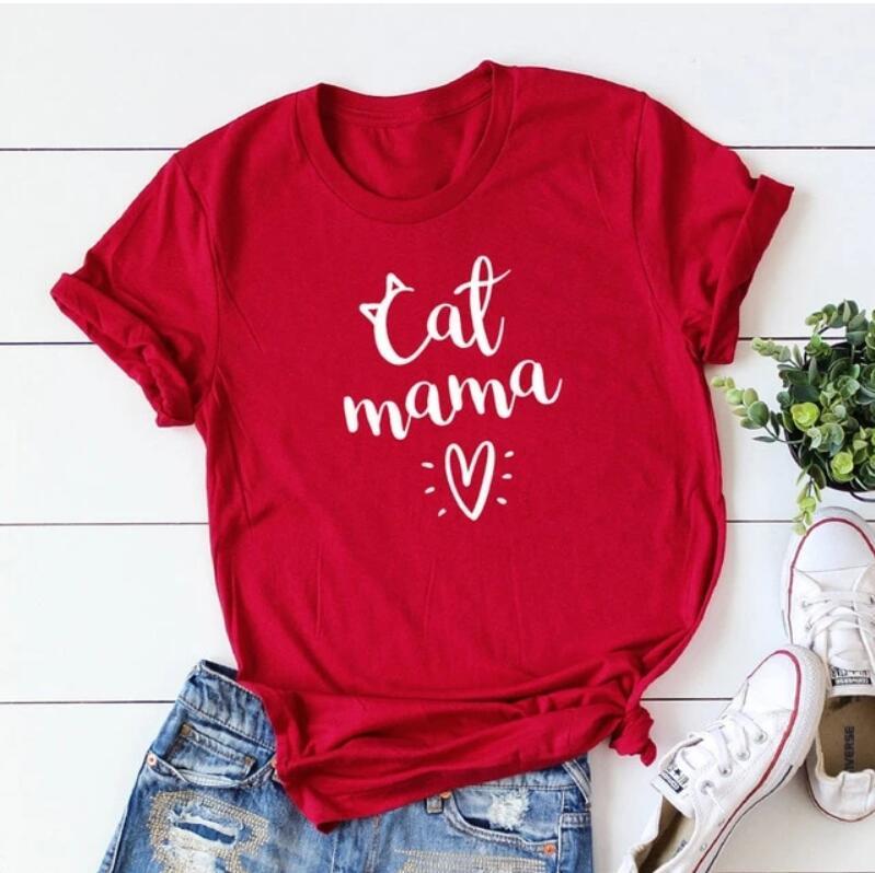 Cat Mama Graphic Tee - The Number 1 Things