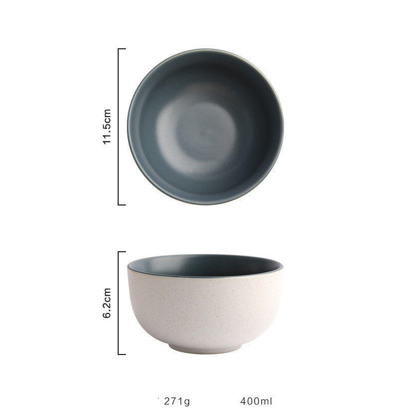 Frosted simple ceramic bowl - The Number 1 Things