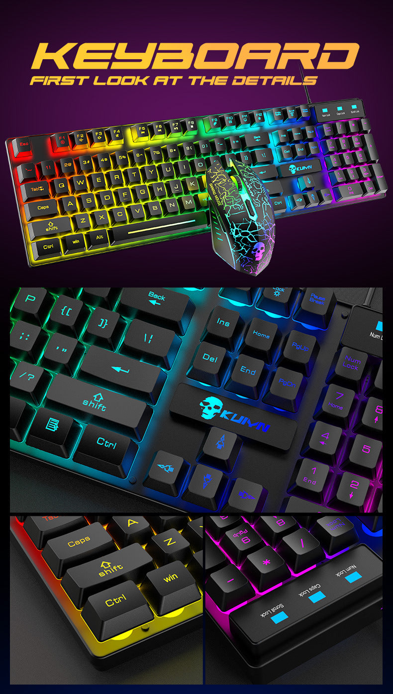 Luminous Keyboard And Mouse Set