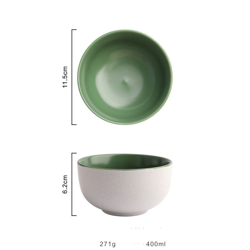 Frosted simple ceramic bowl - The Number 1 Things