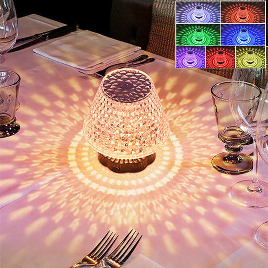 Diamond Crystal Lamp Table Light USB Touch Sensor Bar Table Lamp Dimming Beside Lamp LED Night Light For Restaurant Wedding - The Number 1 Things