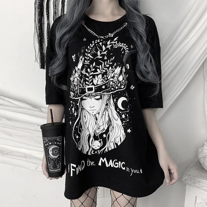 Bad Student Printed Scheming T-Shirt Women