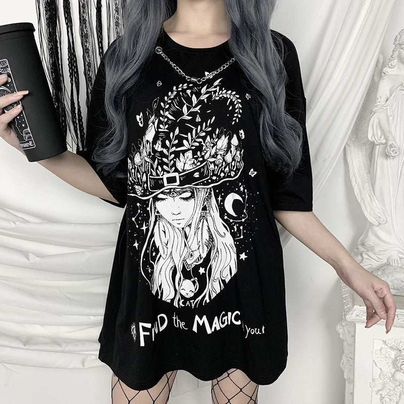 Bad Student Printed Scheming T-Shirt Women