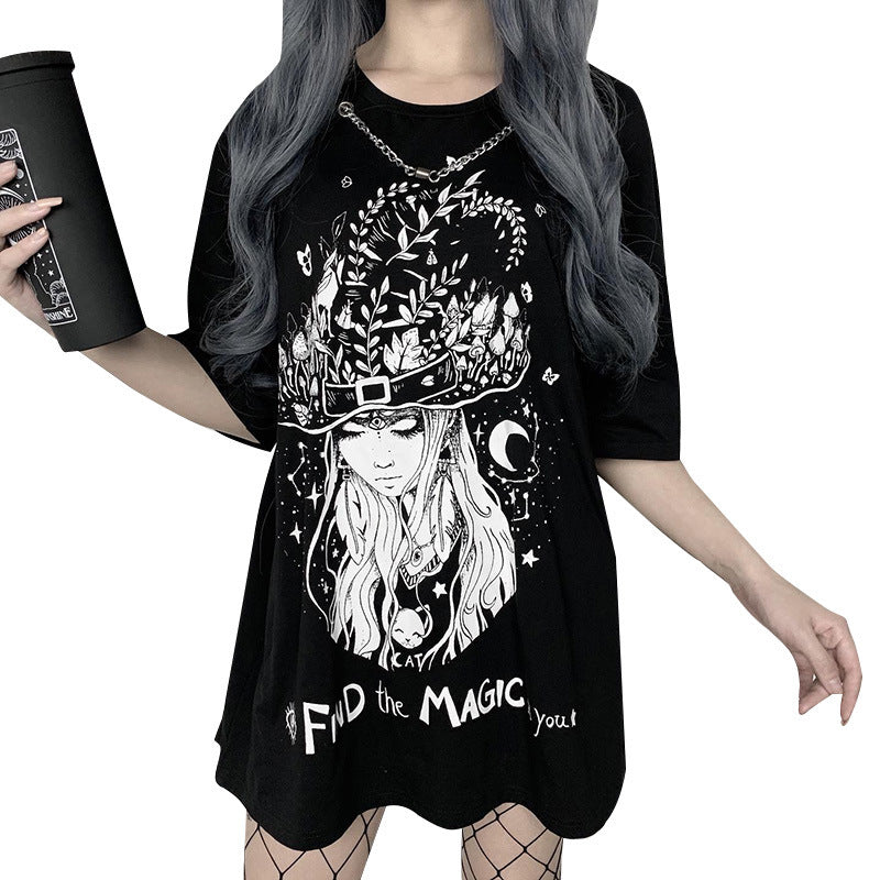 Bad Student Printed Scheming T-Shirt Women