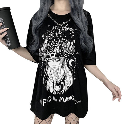 Bad Student Printed Scheming T-Shirt Women