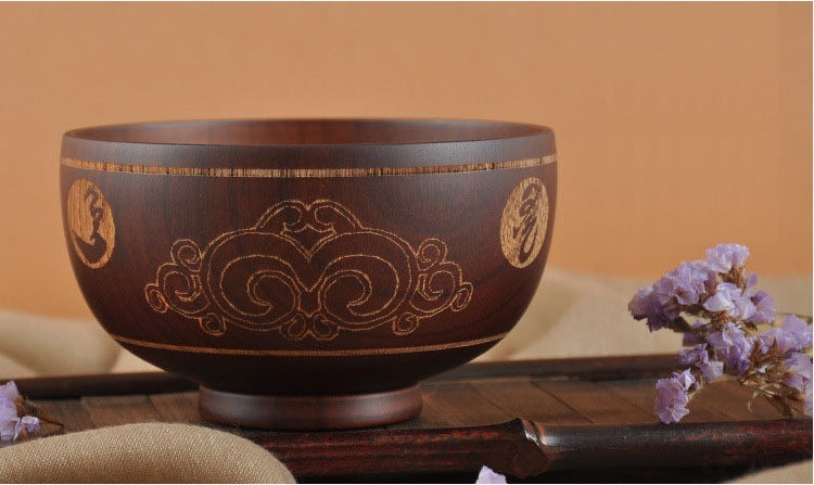 Inner Mongolia Craft Bowl Mongolian Tableware Wooden Bowl - The Number 1 Things