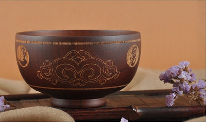 Inner Mongolia Craft Bowl Mongolian Tableware Wooden Bowl - The Number 1 Things