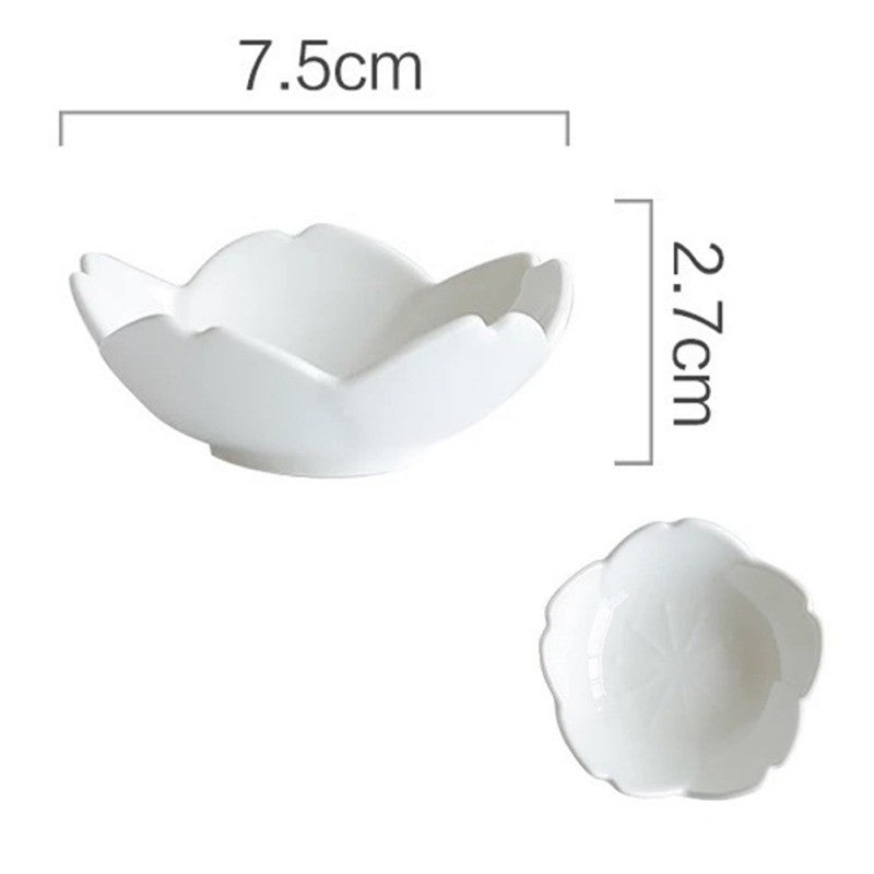 Japanese Ceramic Sakura Plate Creative Dinner Plate