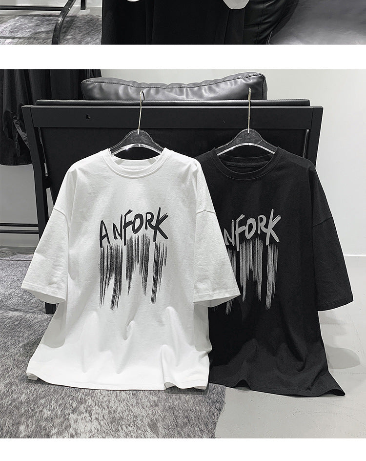 Summer Men's Letter Printing T-shirt Men - The Number 1 Things