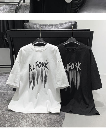 Summer Men's Letter Printing T-shirt Men - The Number 1 Things