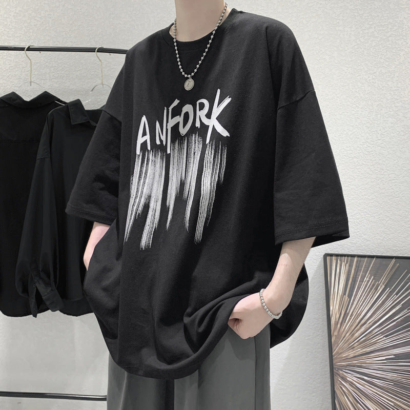 Summer Men's Letter Printing T-shirt Men - The Number 1 Things