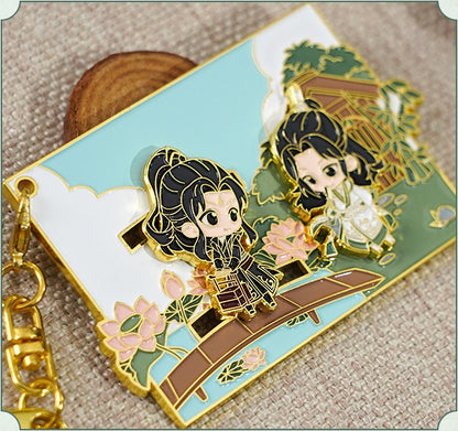 Wear A Book To Help Yourself Guide The Surrounding Metal Pendant Keychain - The Number 1 Things