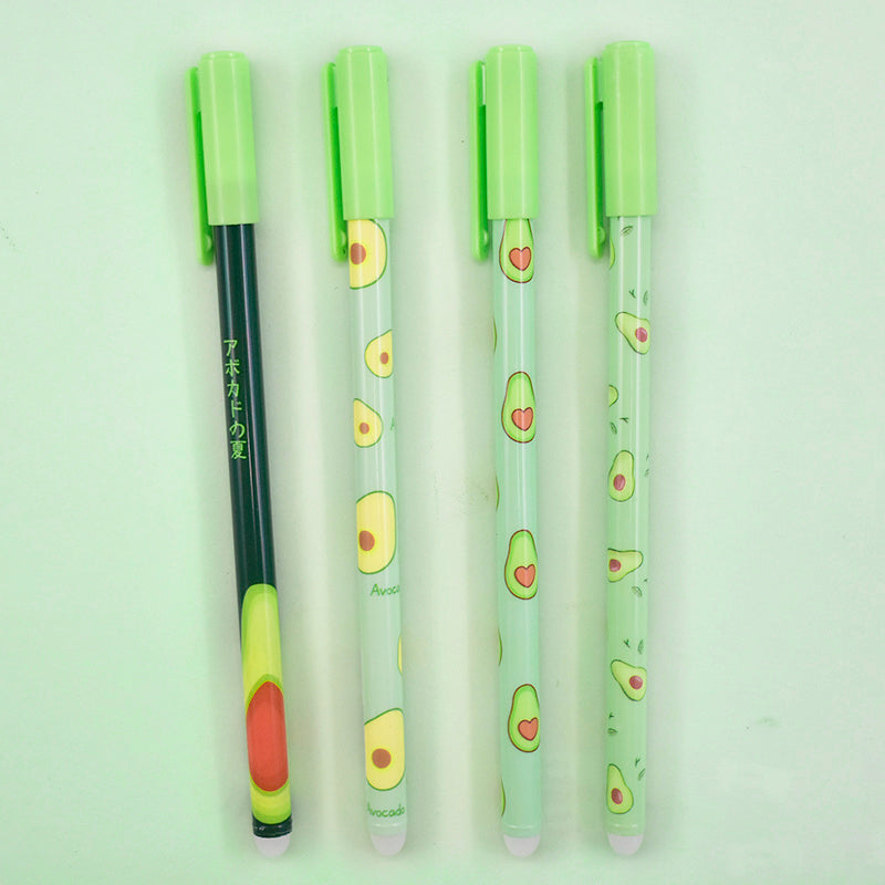 4pcs Gel Pens Avocado black Colored Kawaii Gel-Ink Pens - The Number 1 Things