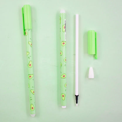 4pcs Gel Pens Avocado black Colored Kawaii Gel-Ink Pens - The Number 1 Things