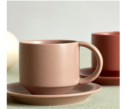 Velvet Ceramic Coffee Mug With Tray - The Number 1 Things