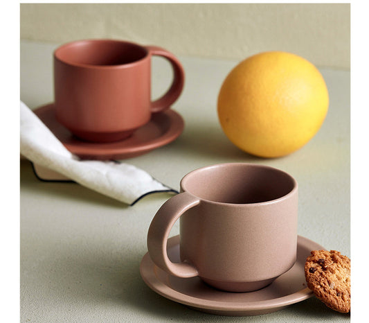 Velvet Ceramic Coffee Mug With Tray - The Number 1 Things