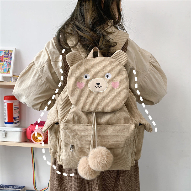 Cute Cartoon Bear Backpack