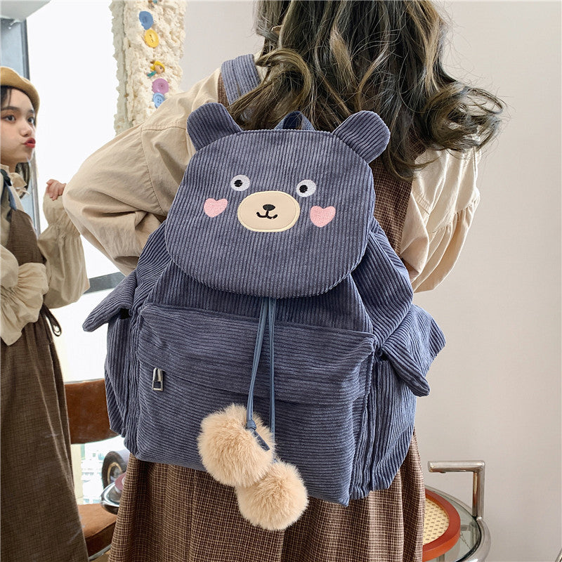 Cute Cartoon Bear Backpack