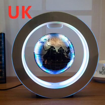 Round LED World Map Floating Globe Magnetic Levitation Light Anti Gravity Magic - The Number 1 Things