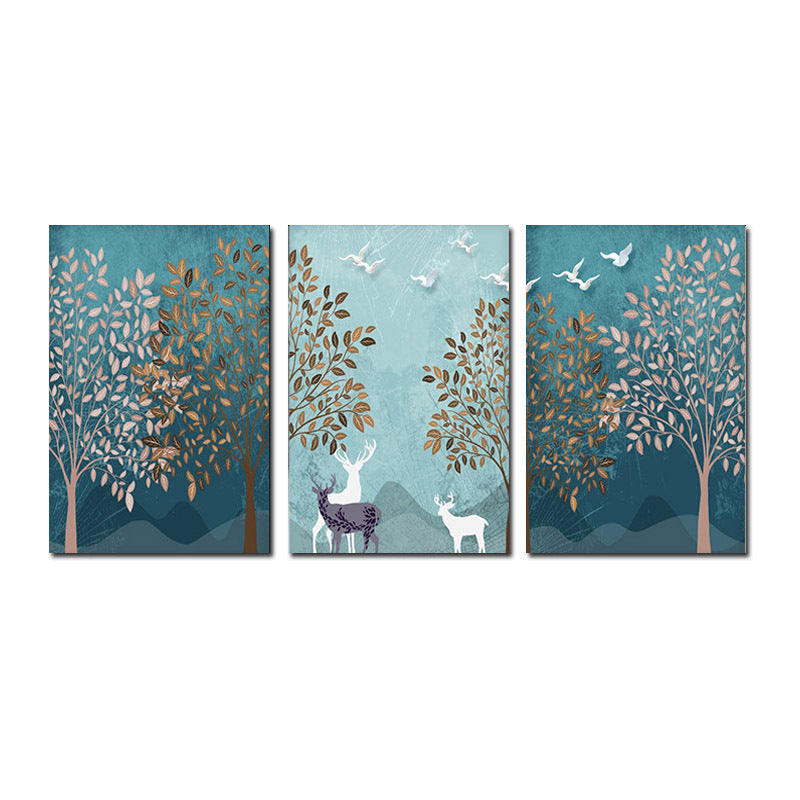 Nordic Modern Forest Landscape Living Room Wall Painting Canvas Painting - The Number 1 Things